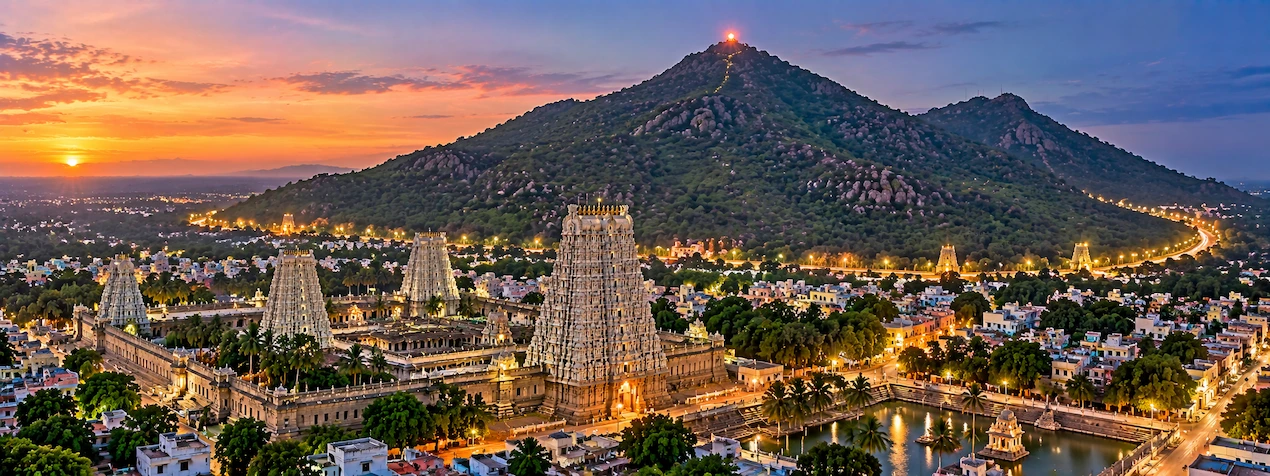Arunachaleswarar Temple Thiruvannamalai Tour from Madurai