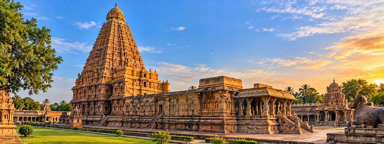 Brihadeeswarar Temple Thanjavur Tour from Madurai