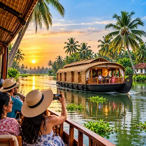 Alleppey Kerala honeymoon and family tourism
