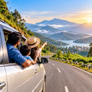 Outstation trip package from Madurai to popular tourist destinations across Tamil Nadu, Kerala and Karnataka