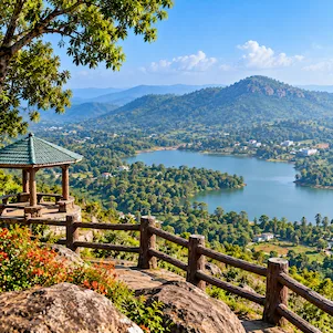 “Yelagiri Tamil Nadu hill station with lush green hills, scenic viewpoints and beautiful natural landscape.”