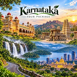 Karnataka Tour Package with scenic hill stations, historic landmarks, wildlife and beautiful natural
